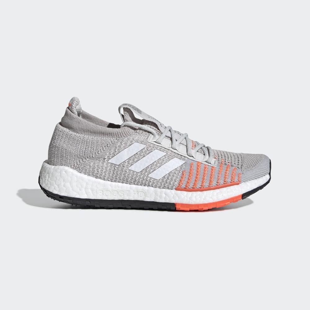 Adidas Women's Pulseboost HD Running Shoes Grey/White/Coral Ireland FU7342